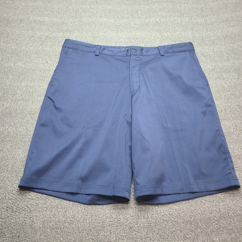 Nike Golf Shorts Mens 38 Blue Excellent Dri-FIT Tour Performance Flat Front